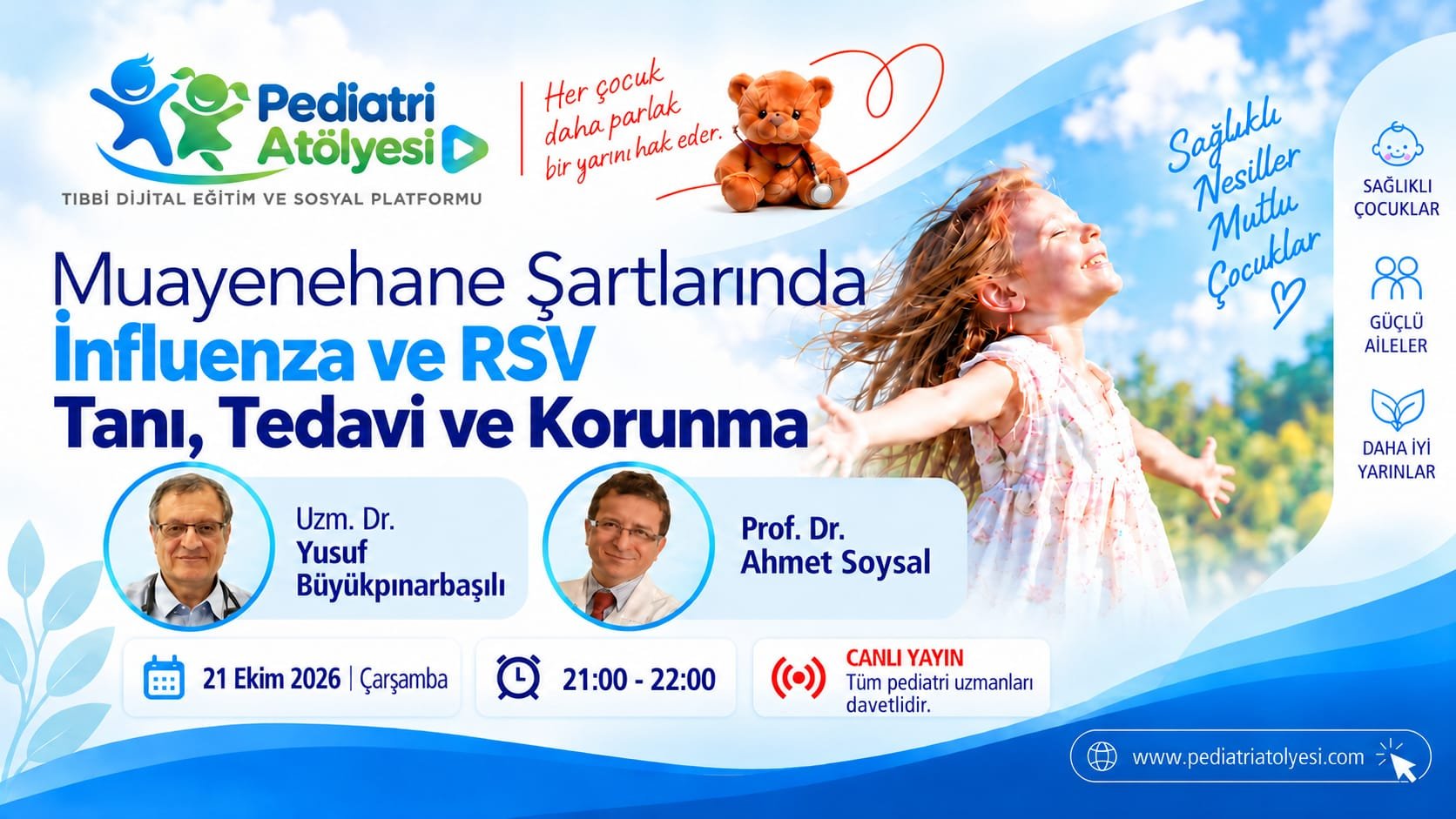 Muayenehane Şartlarında İnfluenza ve RSV Tanı, Tedavi ve Korunma